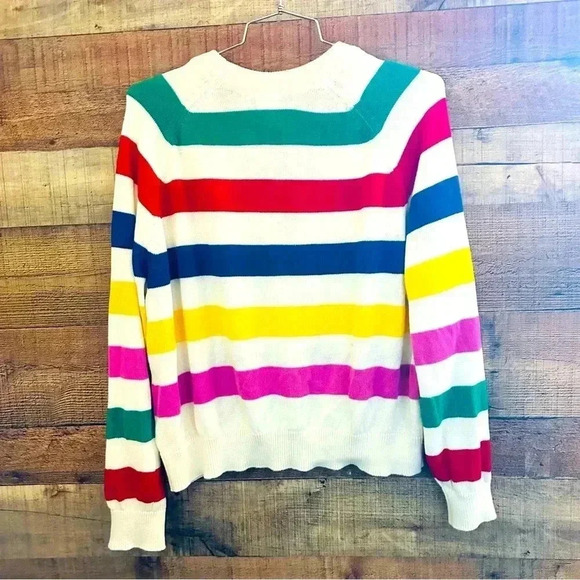 NWT Unisex Disney 100 Striped Mickey Graphic Button Up Cardigan - Picture 3 of 9